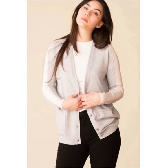 ATM Schoolboy V Neck Cardigan.